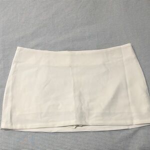 White Mini Skort
